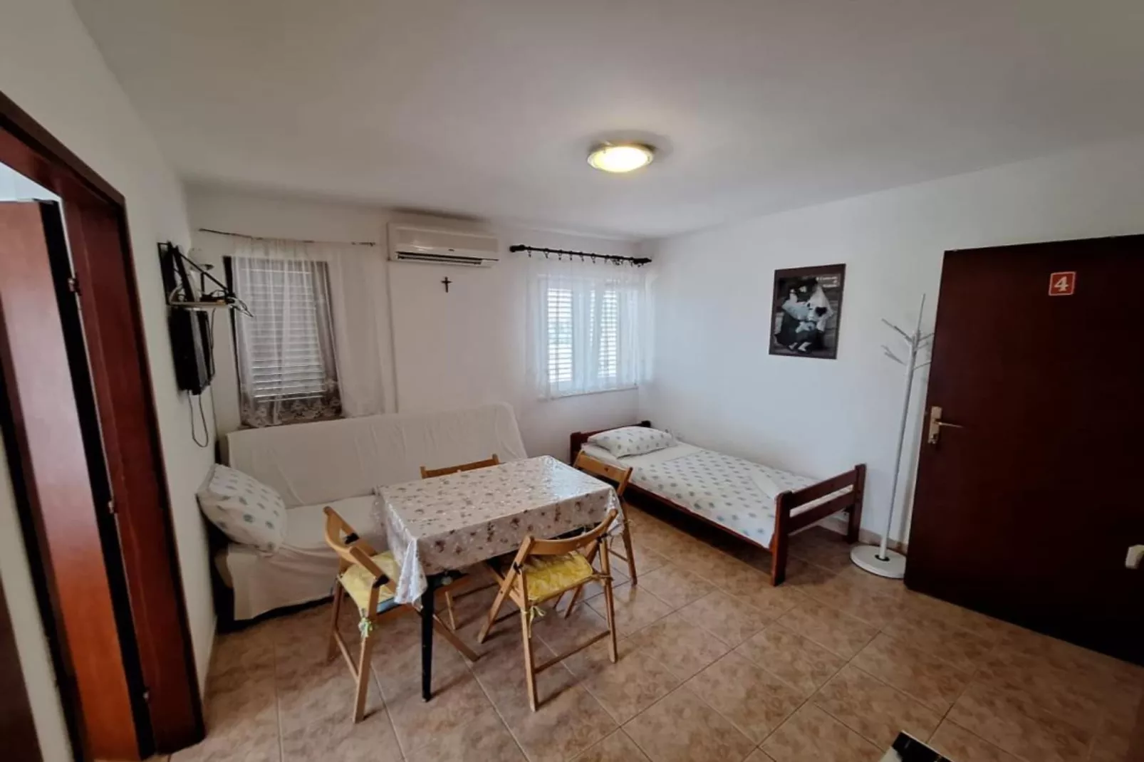 Apartments Villa Šesto - One Bedroom Apartment with Terrace(1)-Woonkamer
