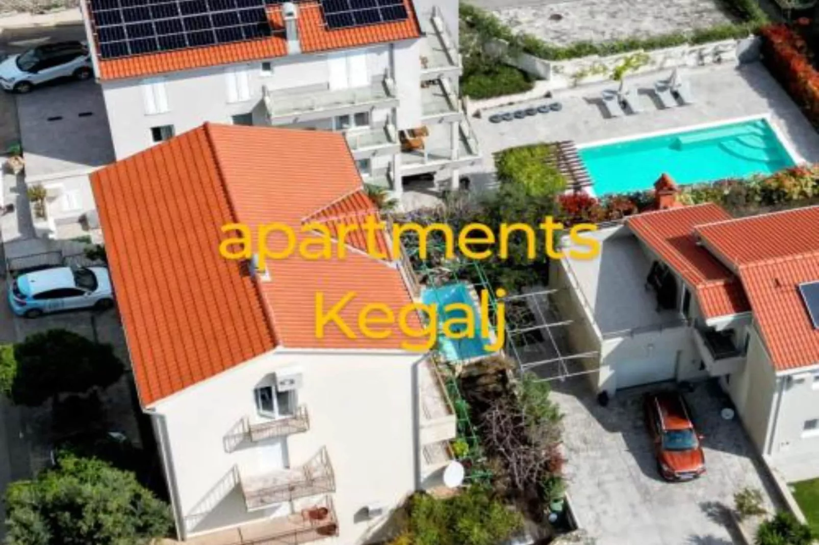 Apartments Kegalj - Studio with Pool View-Buitenlucht