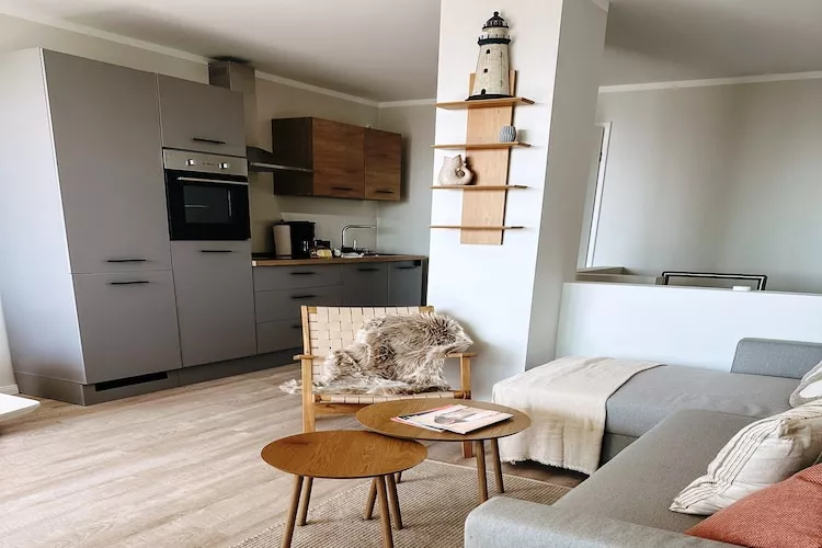 FeWo Hygge Havn-Woonkamer