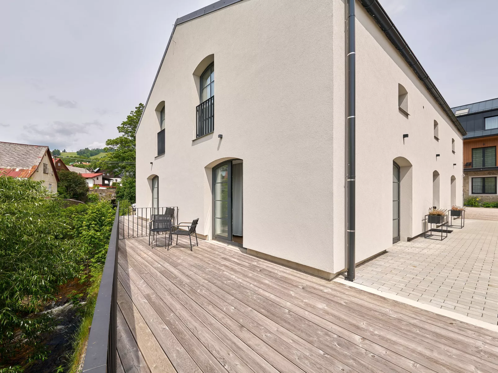 Luxury Mountain Home with large terrace-Buiten