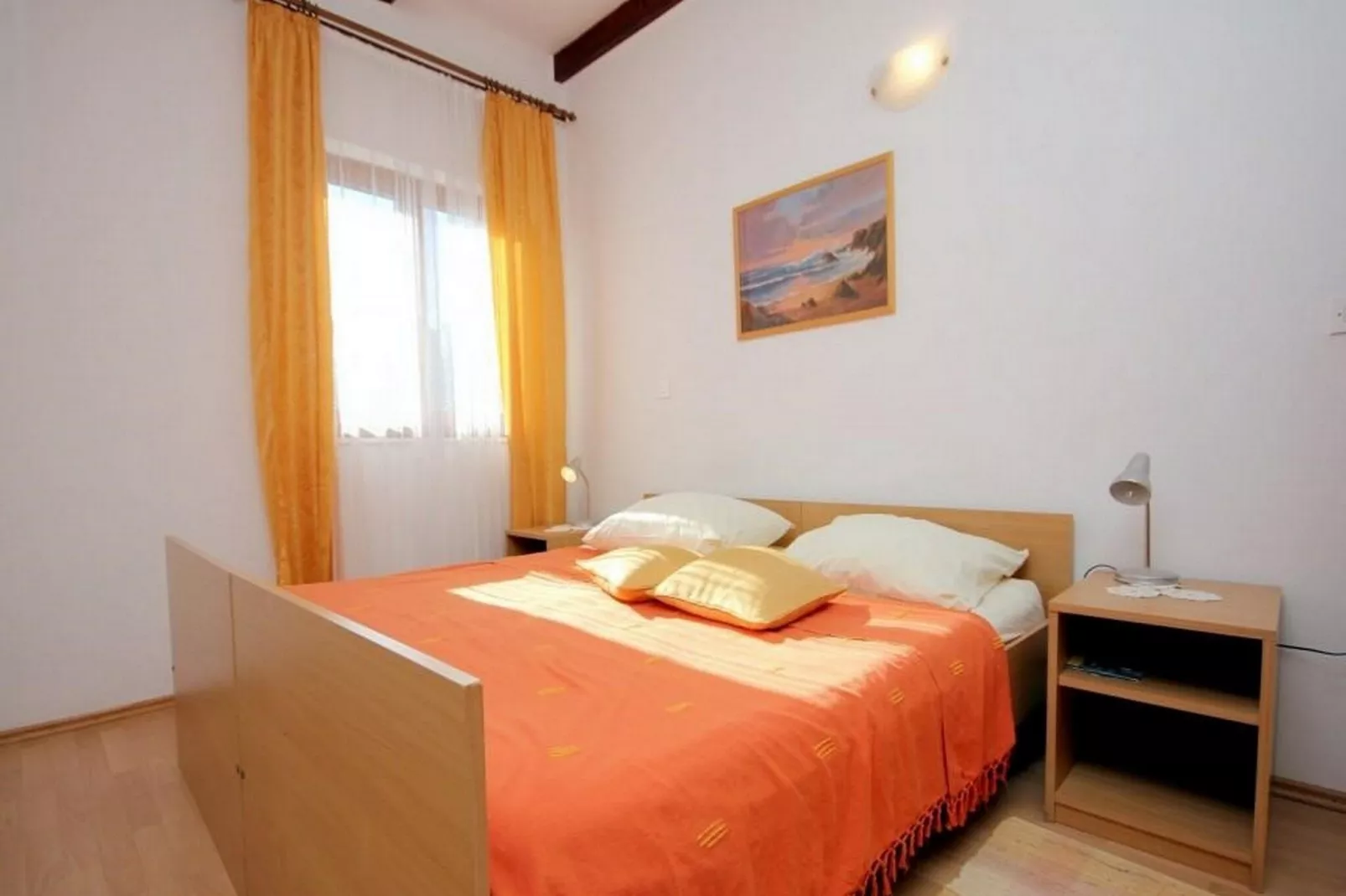 Villa Ro - Ela - One Bedroom Apartment with Balcony and Sea View - A1-Slaapkamer