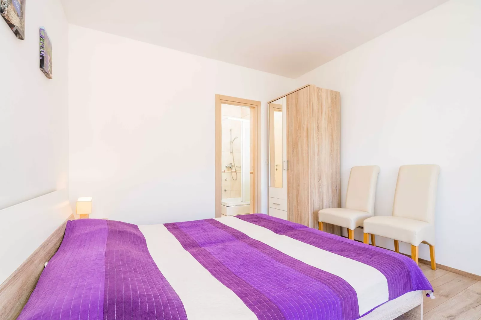 Apartments Marnic Blue Chill-Comfort One Bedroom Apartment  with Balcony and Sea View(A4)-Slaapkamer