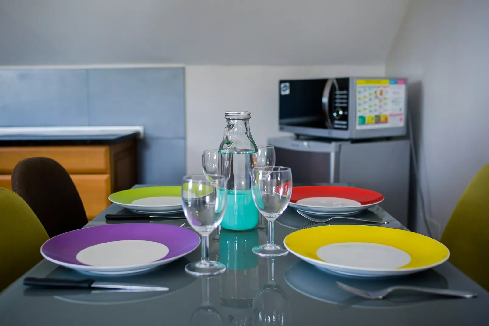 Kaz Combava - Appartement 3* à l'Etang-Salé-Eetkamer