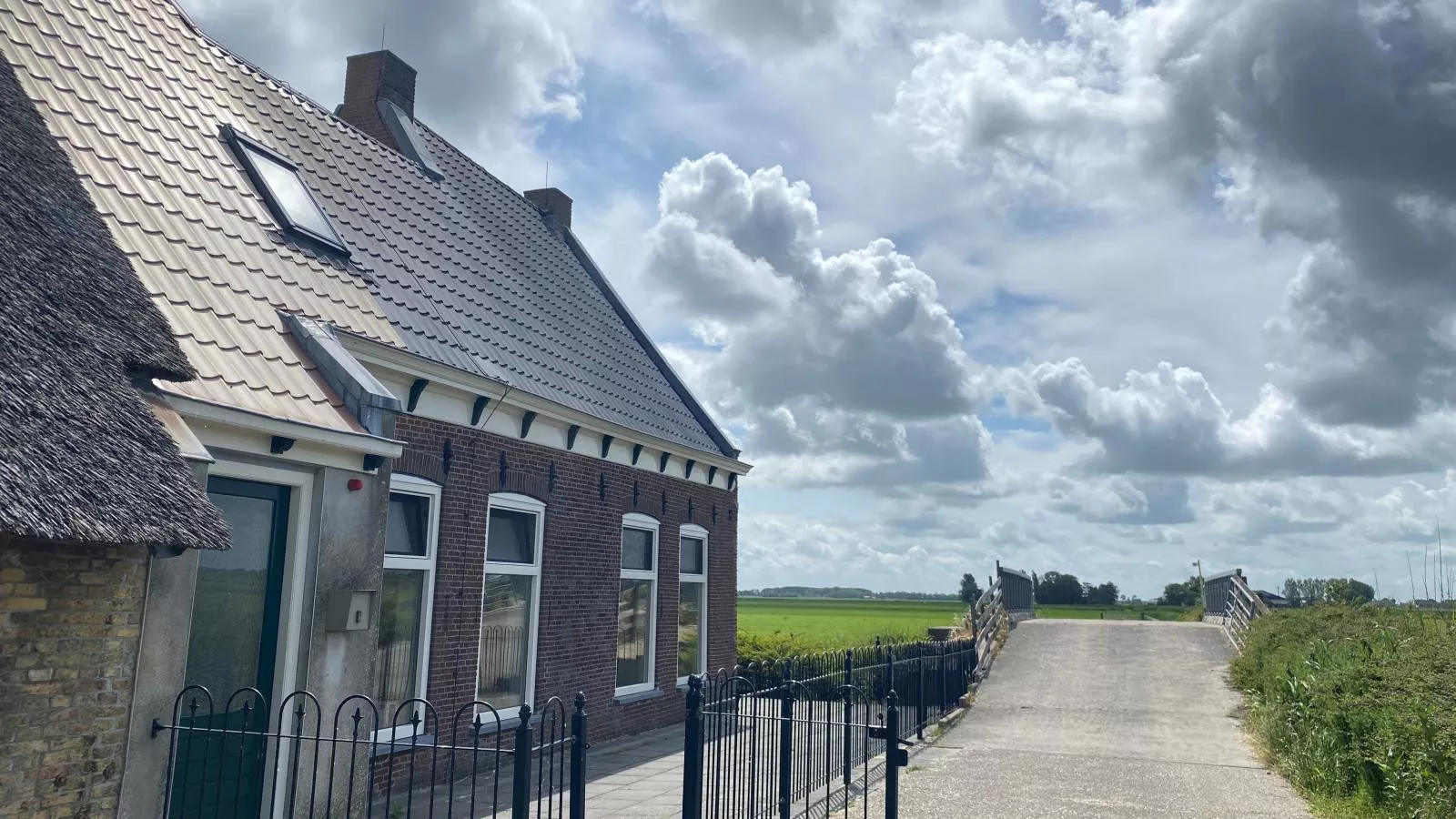 Groep in Friesland-Uitzicht zomer