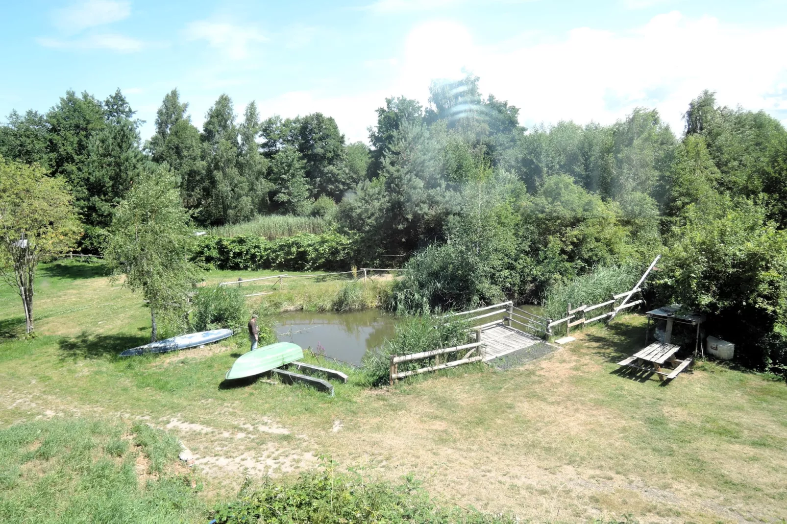 Pod świerkami pokój nr 4 dla 3 osób-Uitzicht zomer