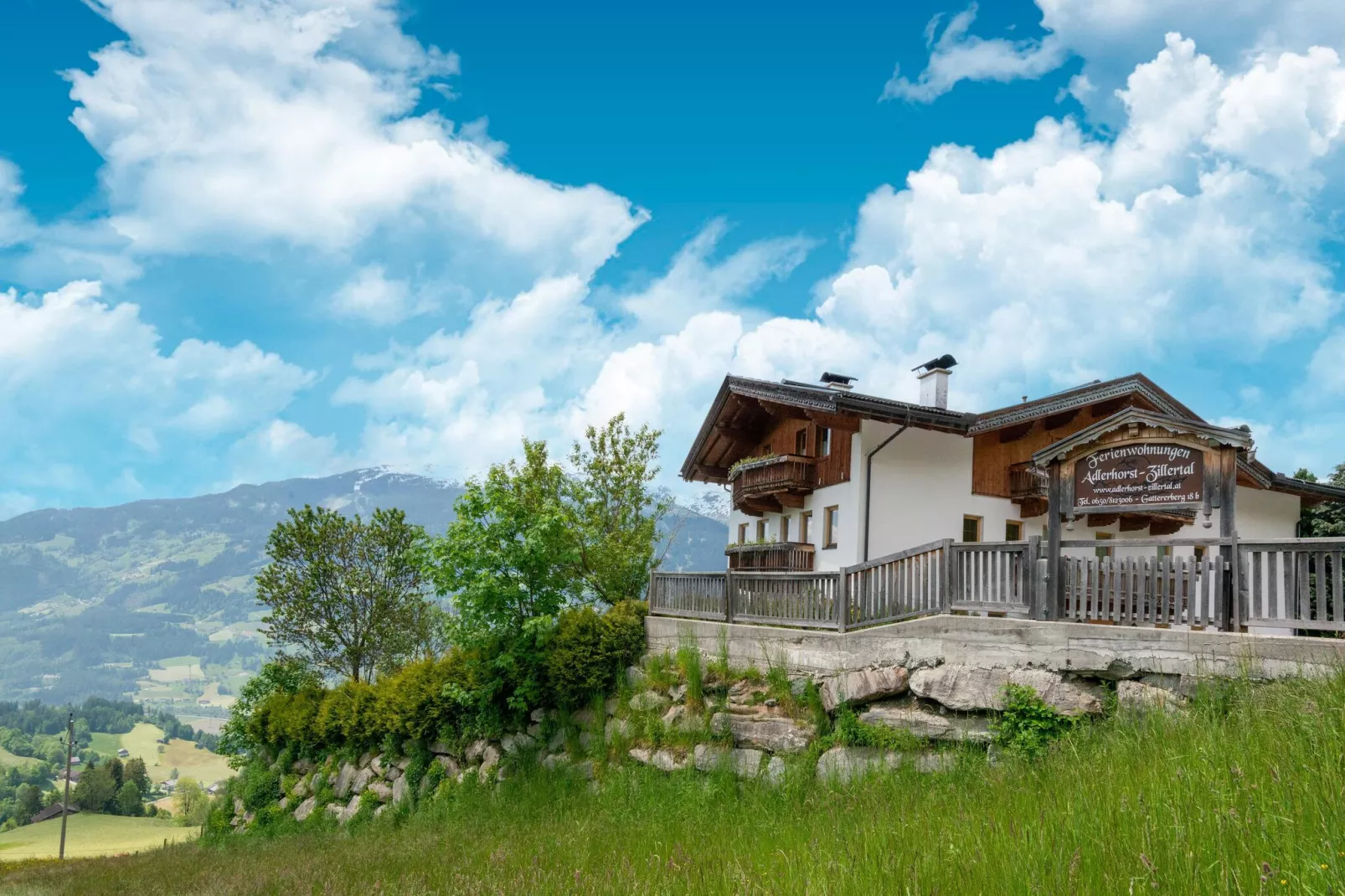 Kellerjoch 7PAX-Tuinen zomer