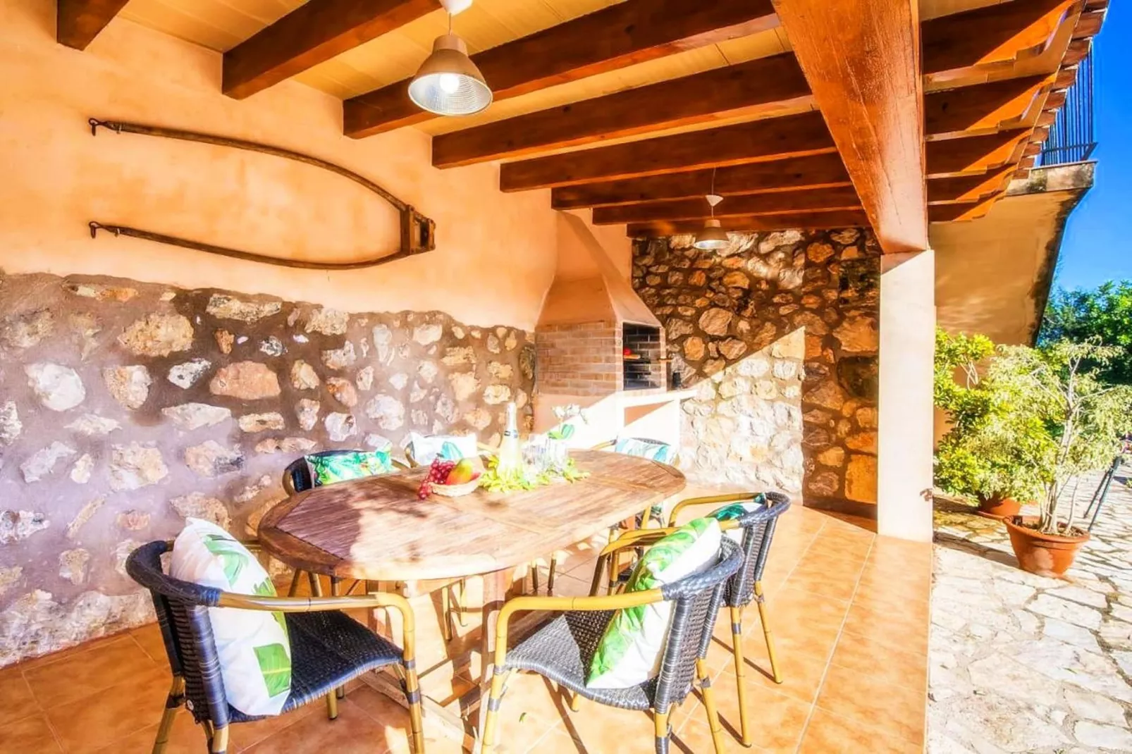 Finca Es Puchet in B-Terrasbalkon