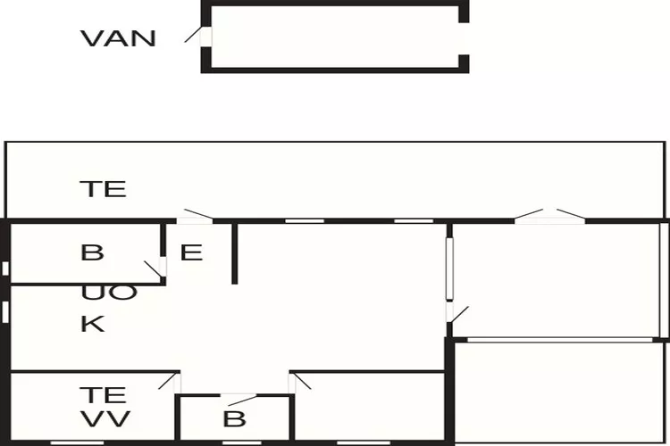 6 persoons vakantie huis in Storvorde-Plattegrond