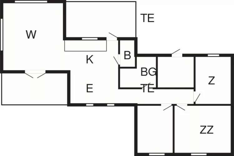6 persoons vakantie huis in Henne-By Traum-Plattegrond