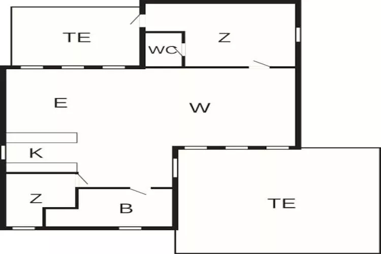 Gerenoveerd huis in rustige buurt -- By Traum Ferienwohnungen-Plattegrond