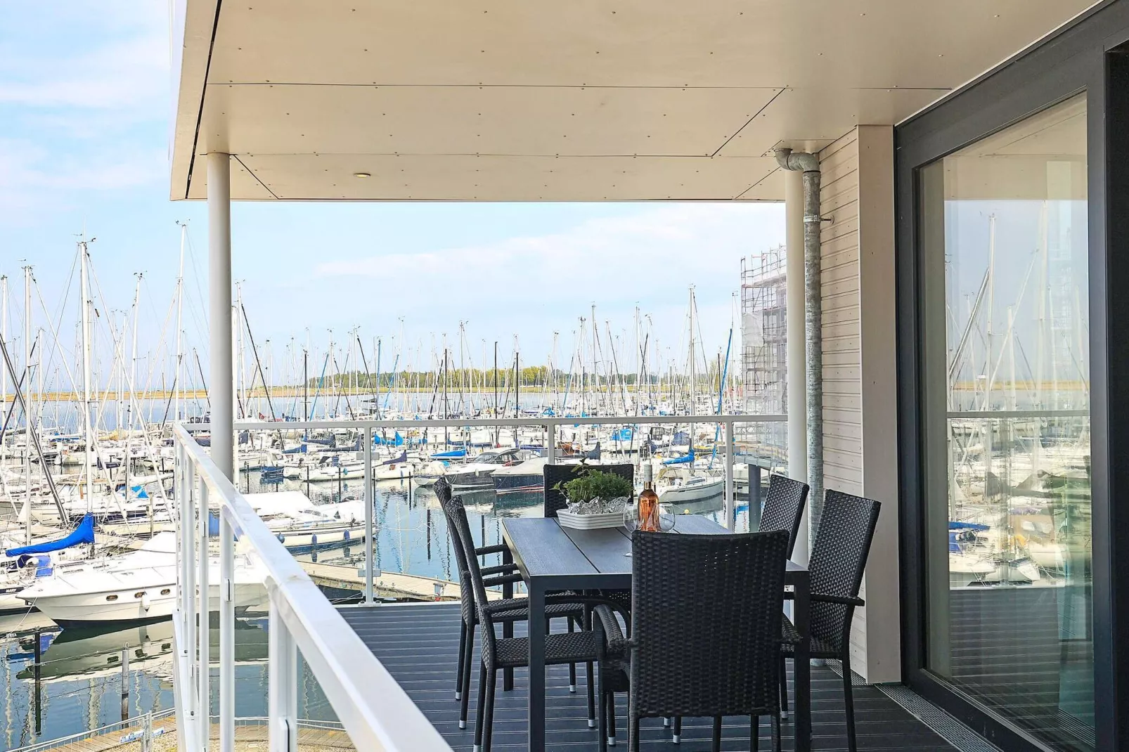6 persoons vakantie huis in Wendtorf-Terrasbalkon