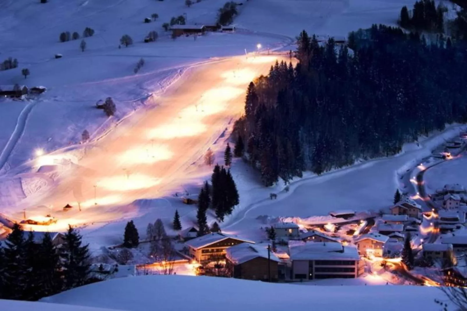 Altes Forsthaus-Gebied winter 20km