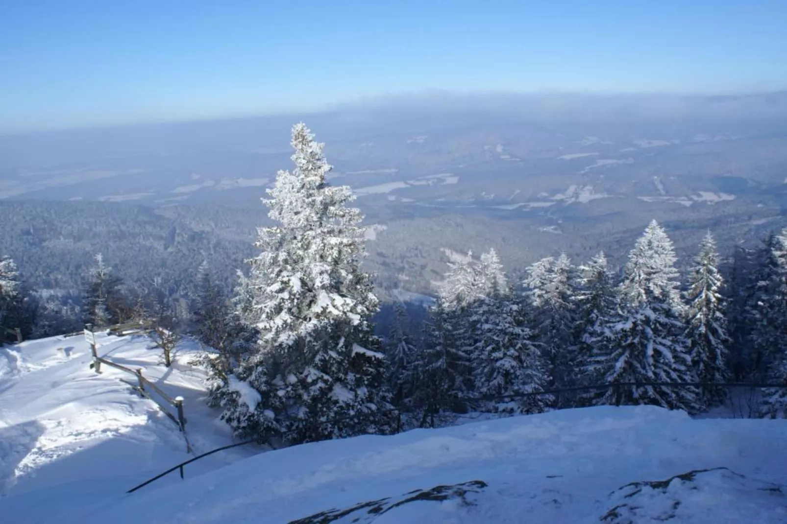 Im Zellertal-Gebied winter 20km