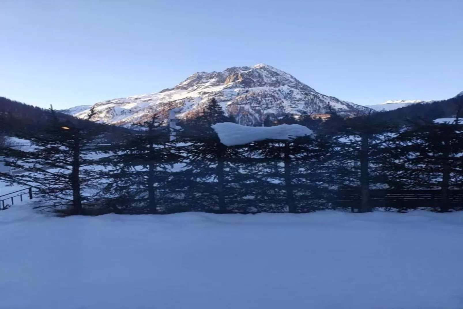 Resort les Portes du Mont Blanc 6-Gebied winter 5km