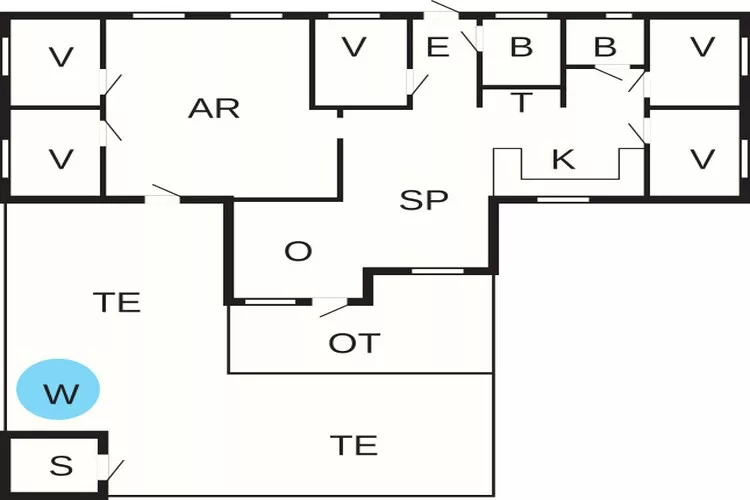 Luxe retraite in Marielyst -- By Traum Ferienwohnungen-Plattegrond