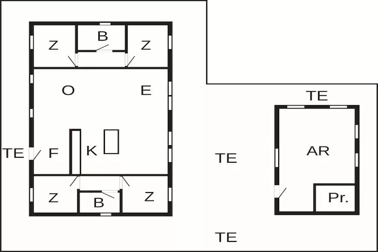 5 sterren vakantie huis in Løkken-By Traum-Plattegrond