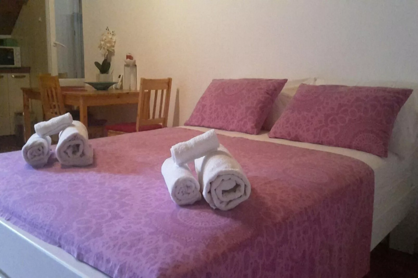 Apartment Tonka's Terrace - Studio Apartment with Terrace and Sea View-Slaapkamer