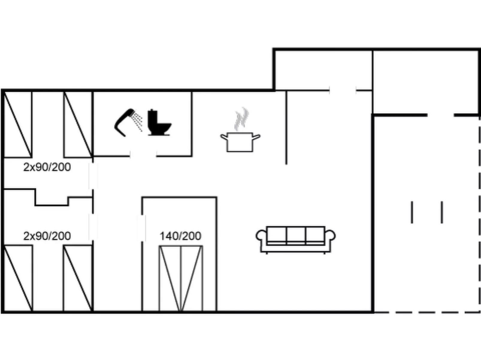 "Ion" - 250m from the sea-Binnen