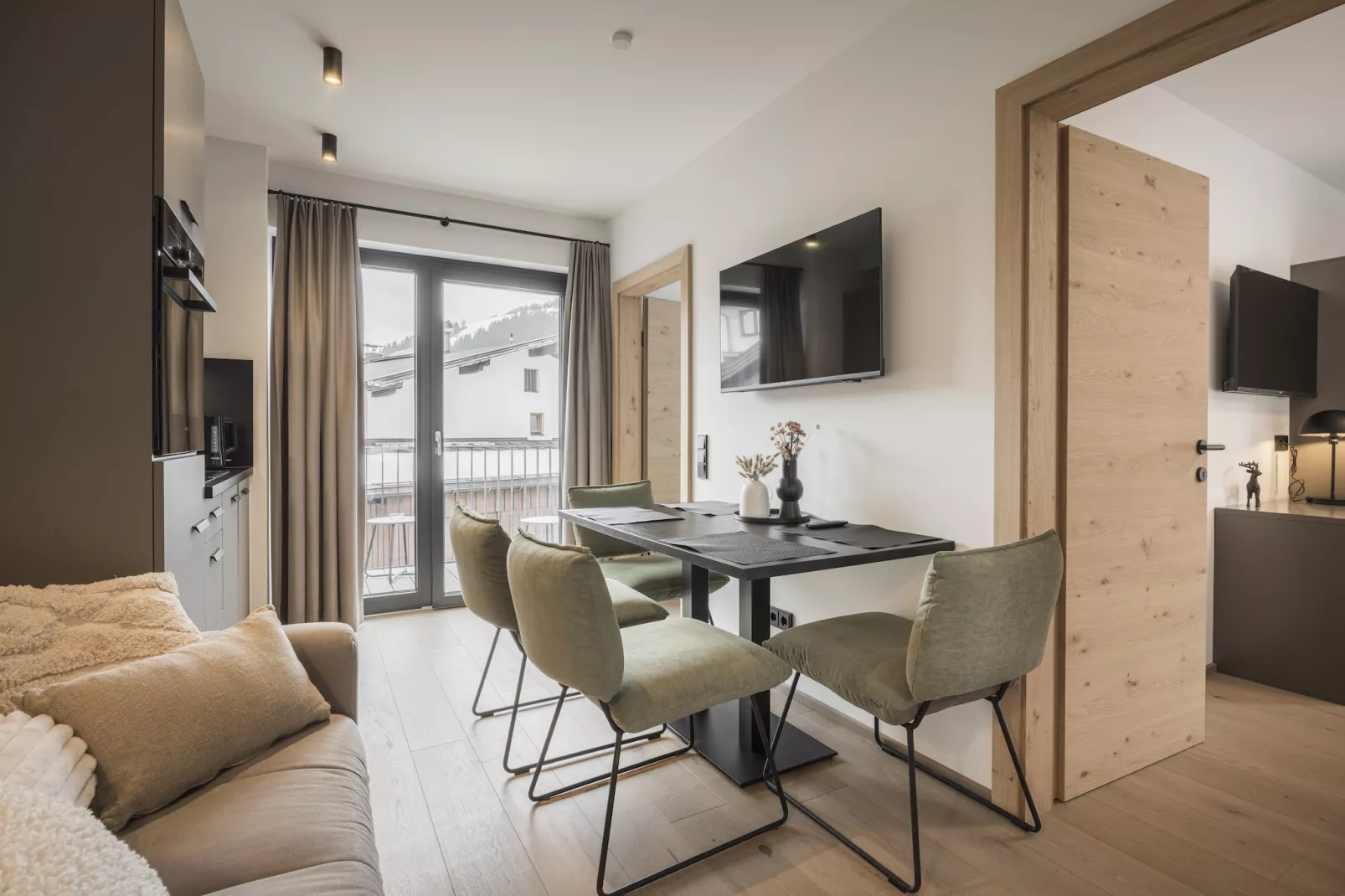 Appartements Gipfelglück 3-Eetkamer