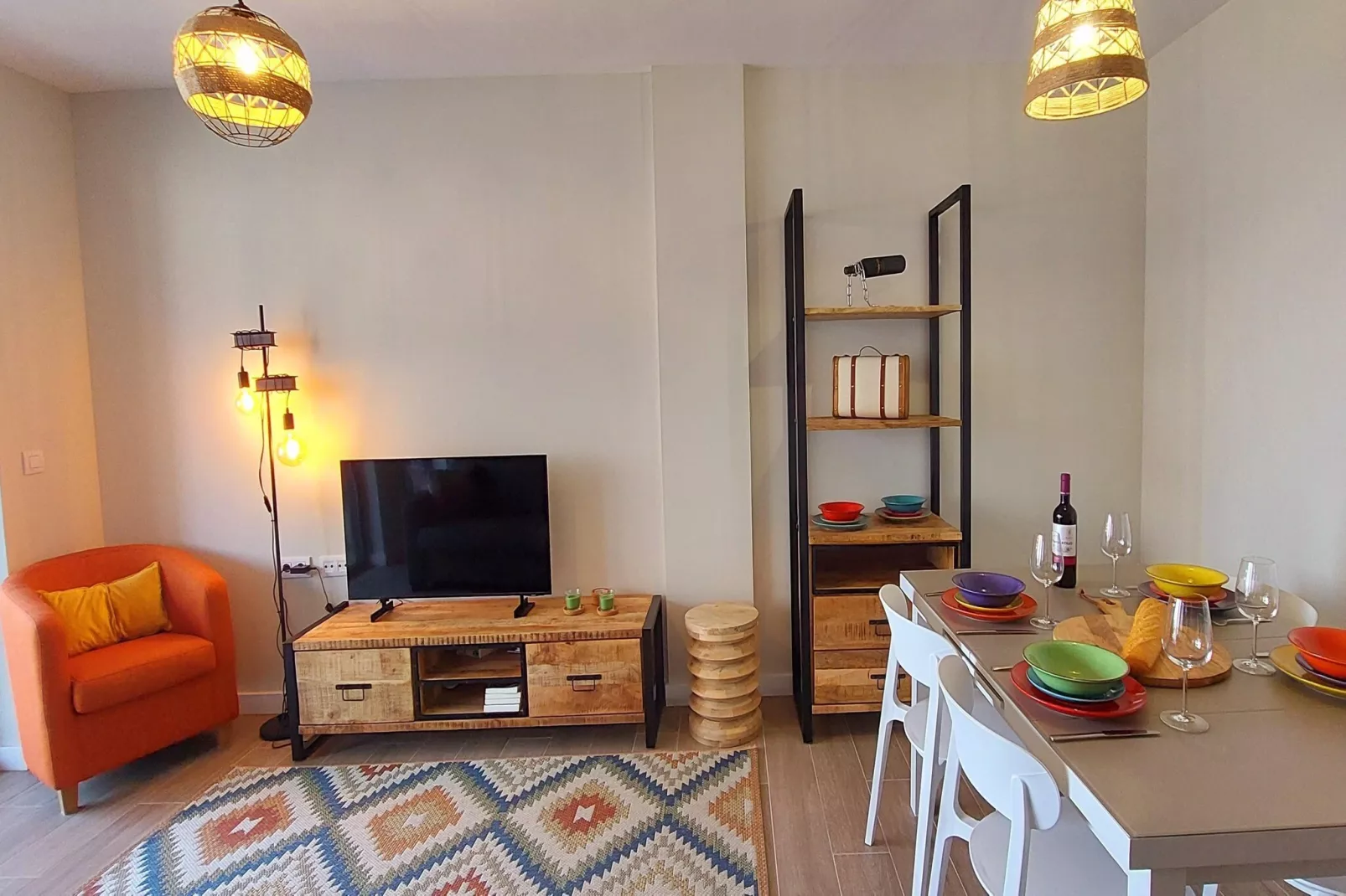 Casa La Galatea-Woonkamer