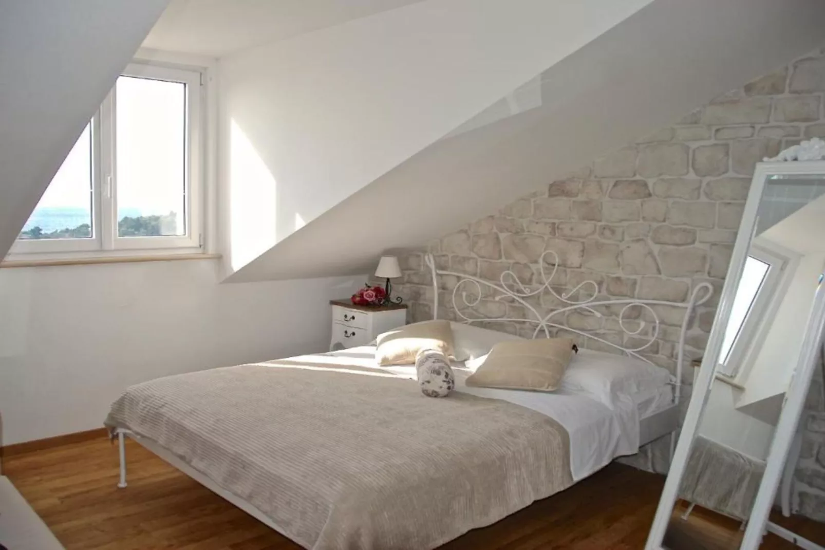 Villa Mediterranea - Studio with Sea View (C)-Slaapkamer