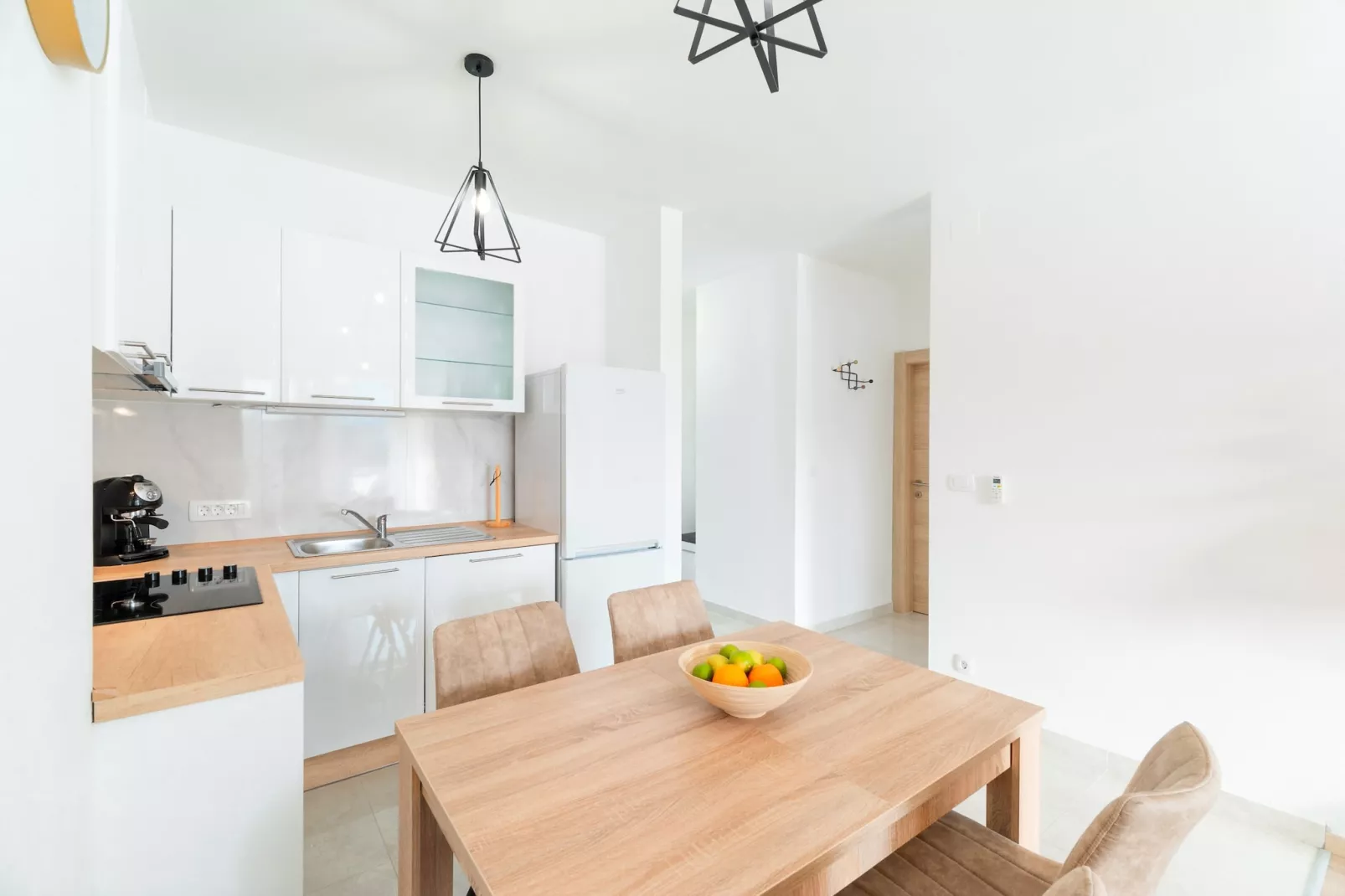 Apartments & Rooms Fisherman's Luck - Two-Bedroom Apartment with Terrace and Sea View-Keuken