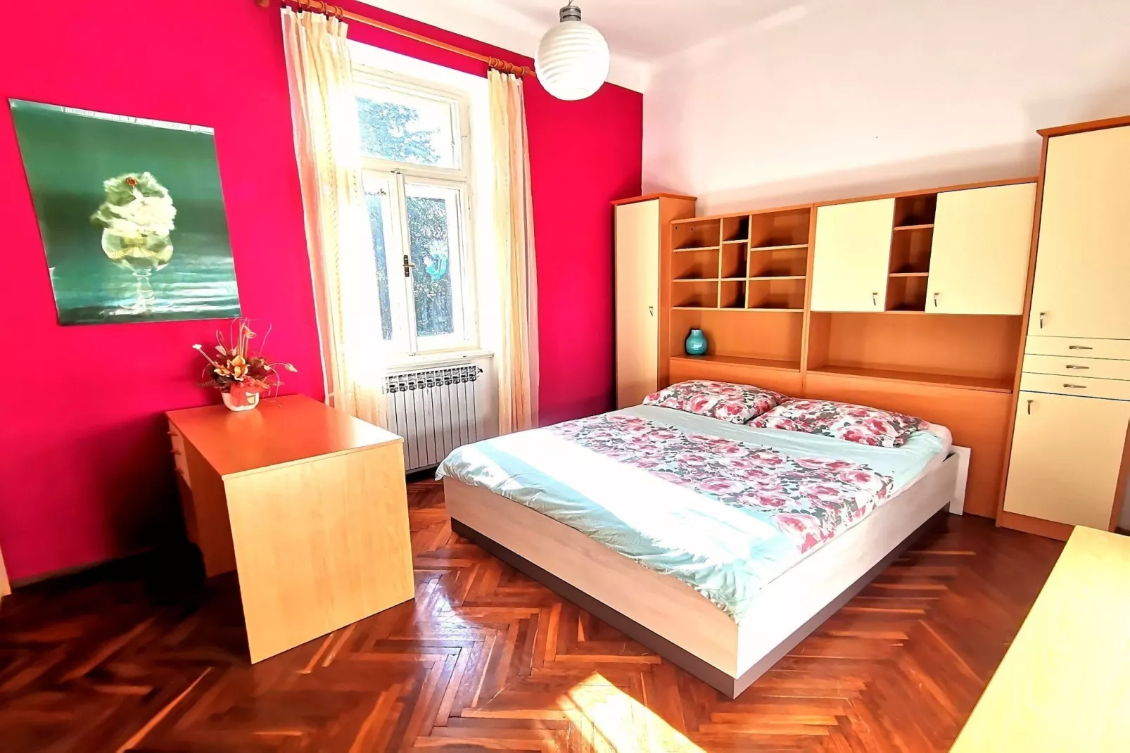 Secluded Lovran Apartment with Balcony and Patio- Two Bedroom Apartment-Slaapkamer