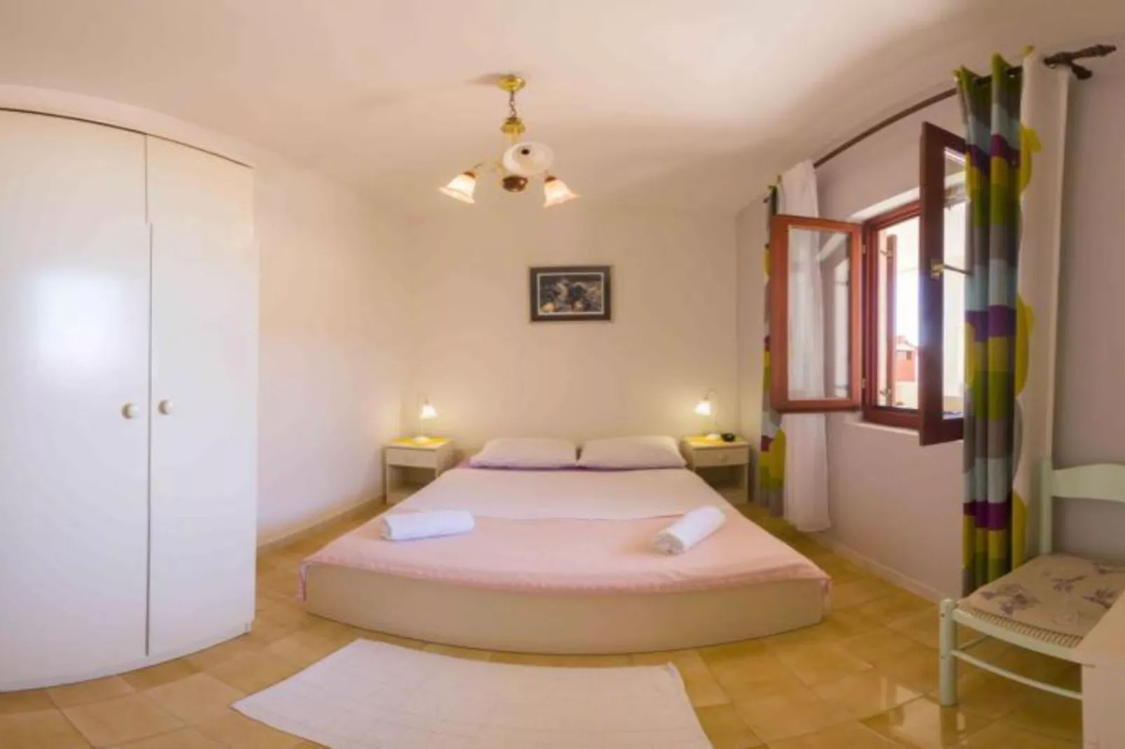 Apartments Jukica - Three Bedroom Apartment With Sea View-Slaapkamer