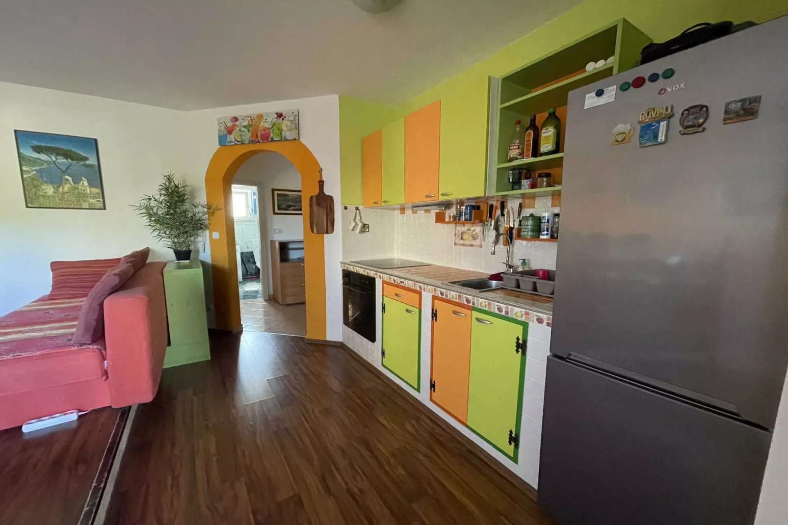 Classic and Modern Umag Apartment with Terrace and BBQ - Two Bedroom Apartment with Terrace-Keuken