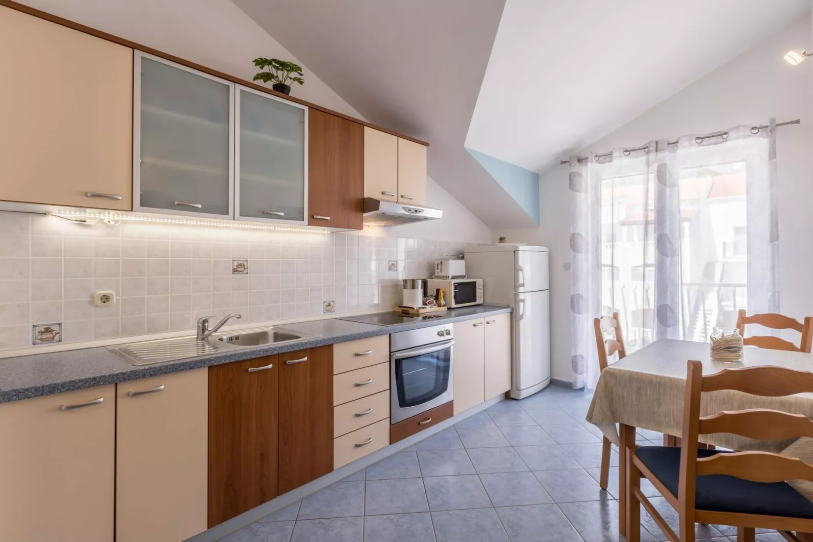 Adriatic Island Sea View Apartments - One Bedroom Apartment with Terrace (A1)-Keuken