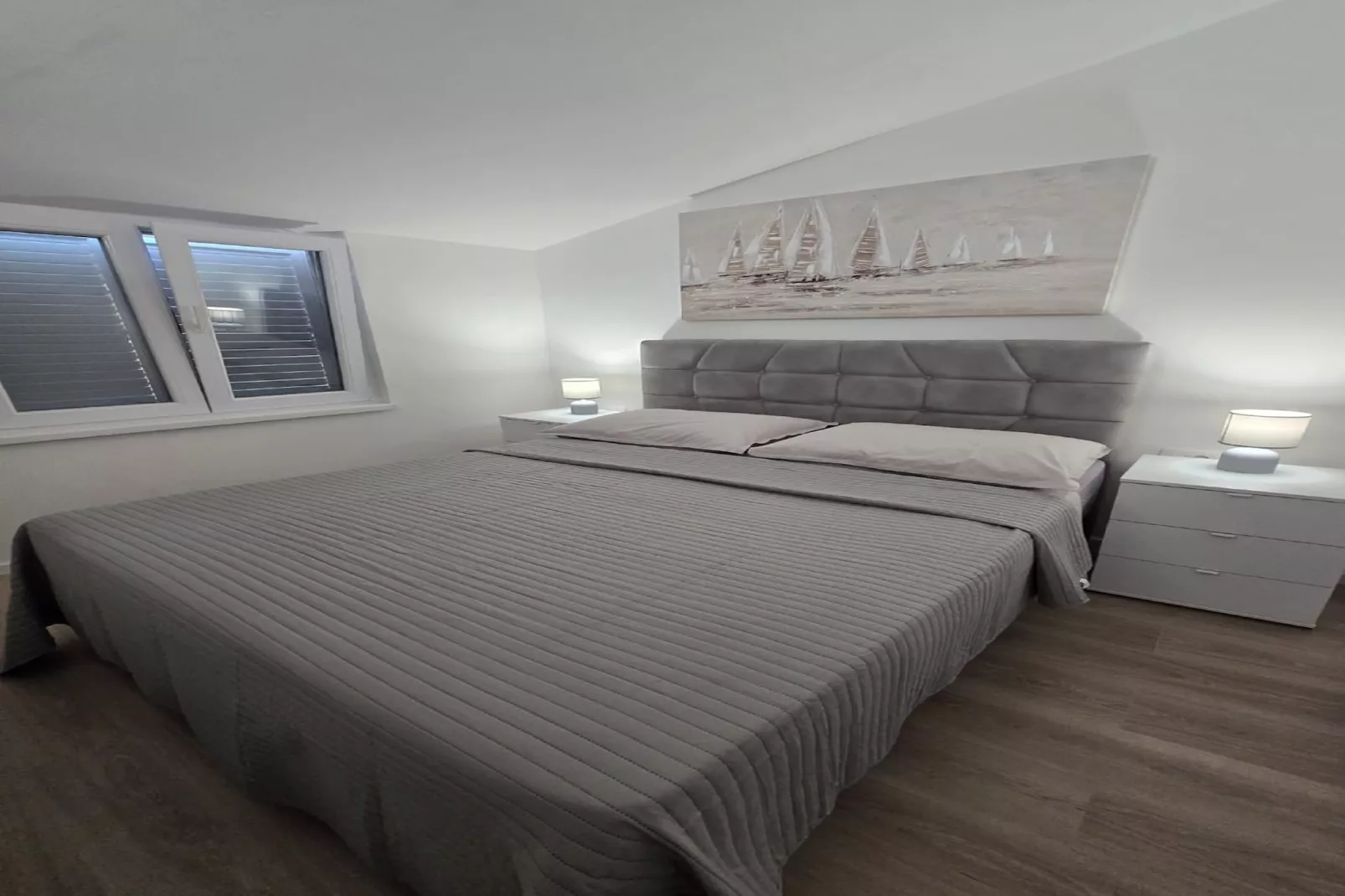 Apartments Ivankovic - Two Bedroom Apartment with Terrace-Slaapkamer