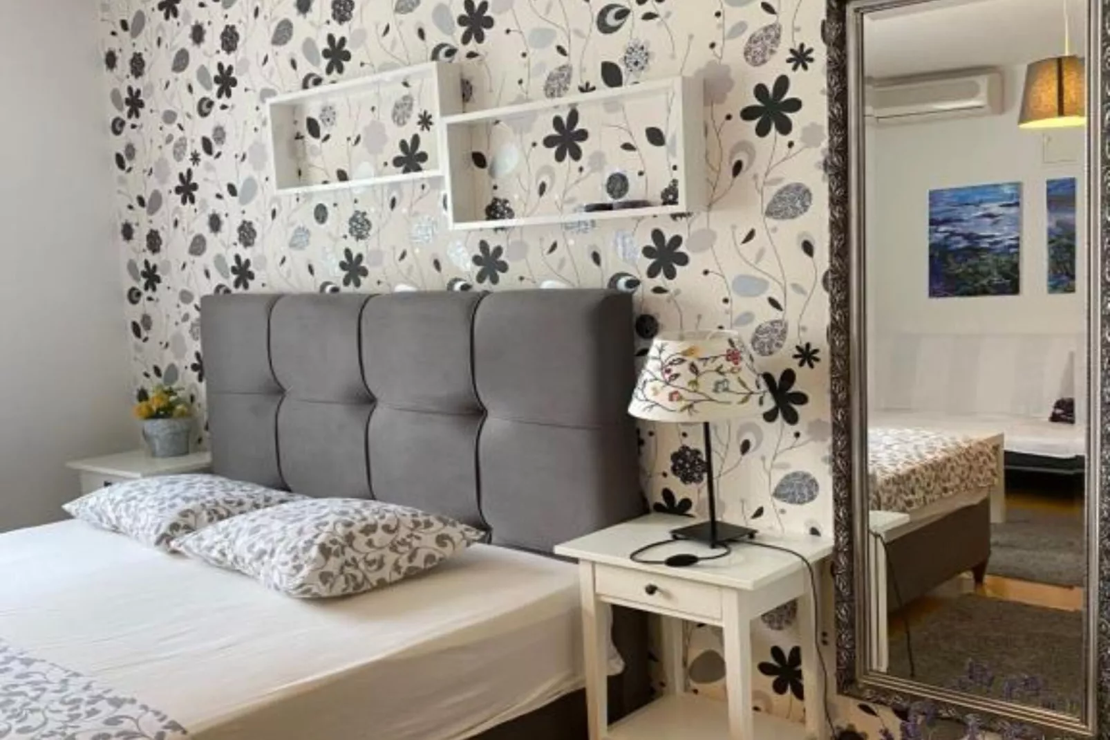 Apartments Lara Rab - Studio Apartment with Balcony-Slaapkamer