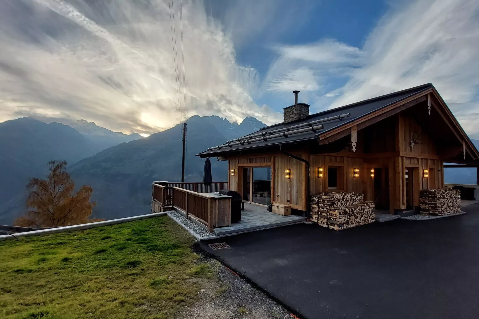 Chalet Die Sagritzerin-Buitenkant zomer