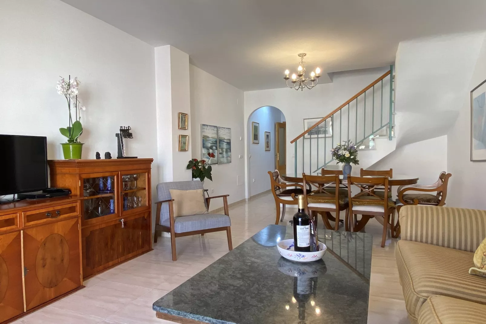 Penthouse Clavero by Casasol-Woonkamer
