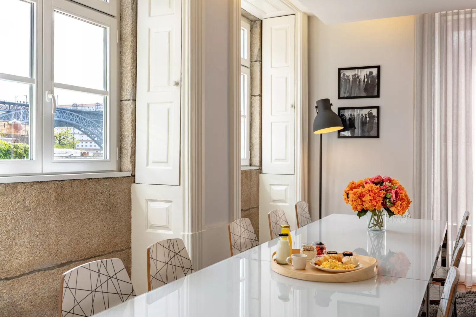 Feel Porto Ribeira Vintage Duplex-Eetkamer