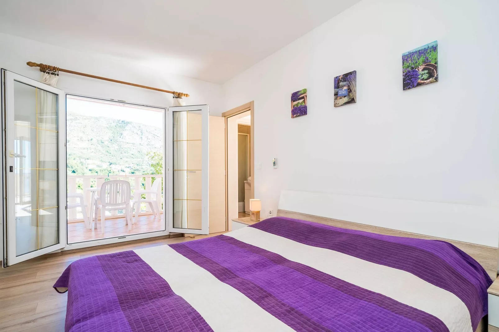 Apartments Marnic Blue Chill-Comfort One Bedroom Apartment  with Balcony and Sea View(A4)-Slaapkamer