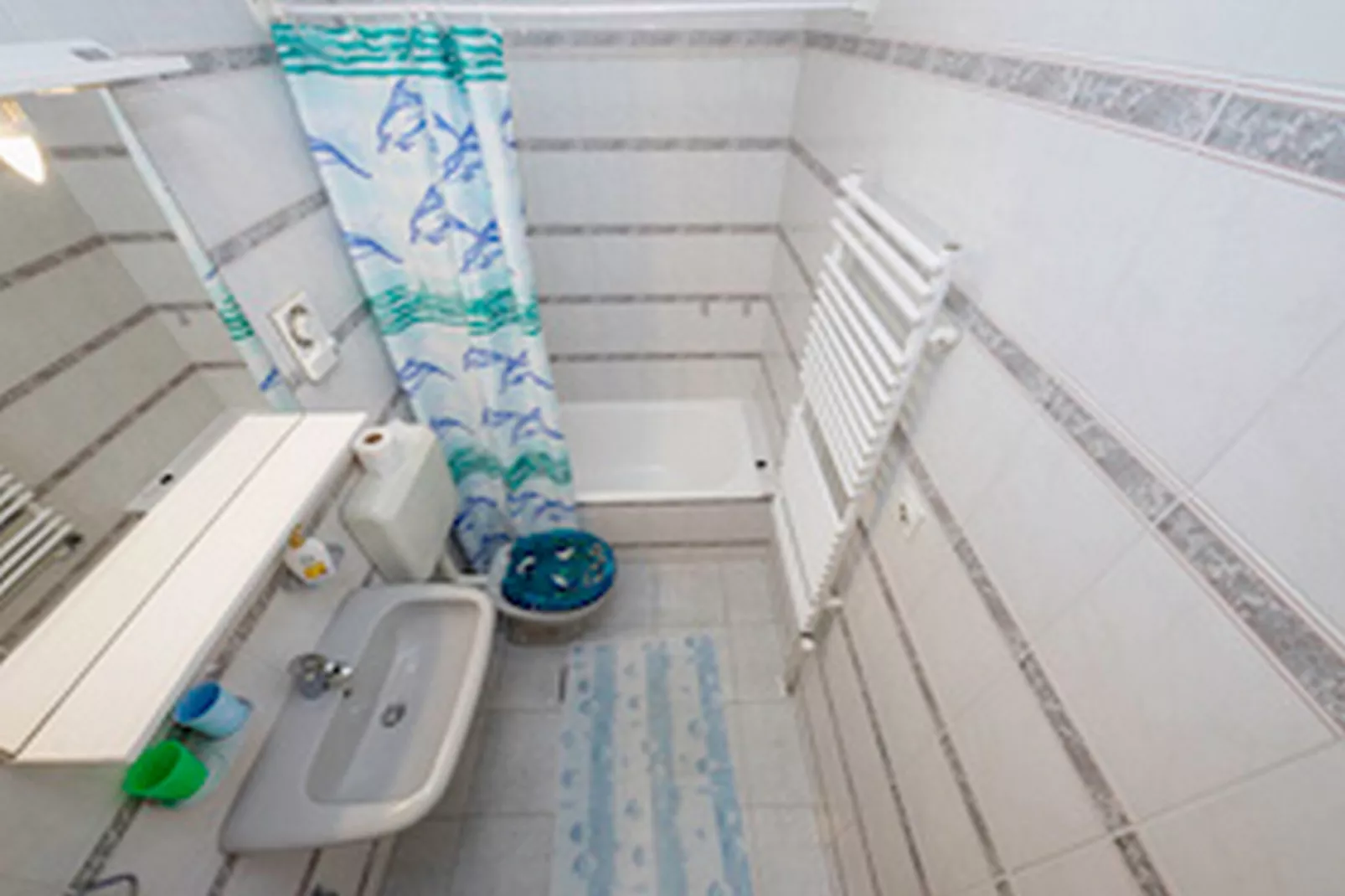 Apartments & Rooms Green Bay - Two Bedroom Apartment with Balcony and Sea View (APP 6)-Badkamer