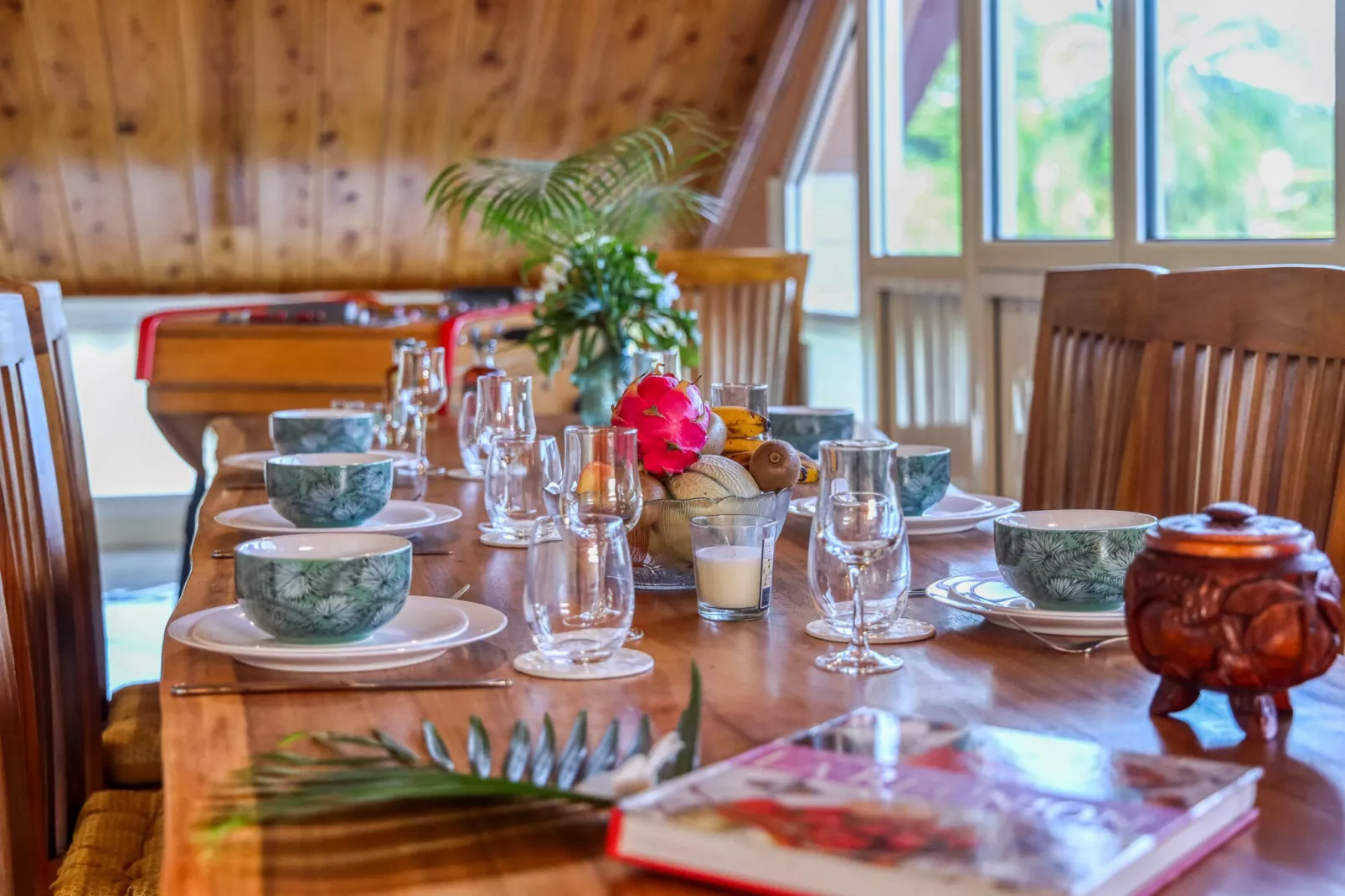 Kaz Latania - Appartement 3* à l'Etang Salé-Eetkamer