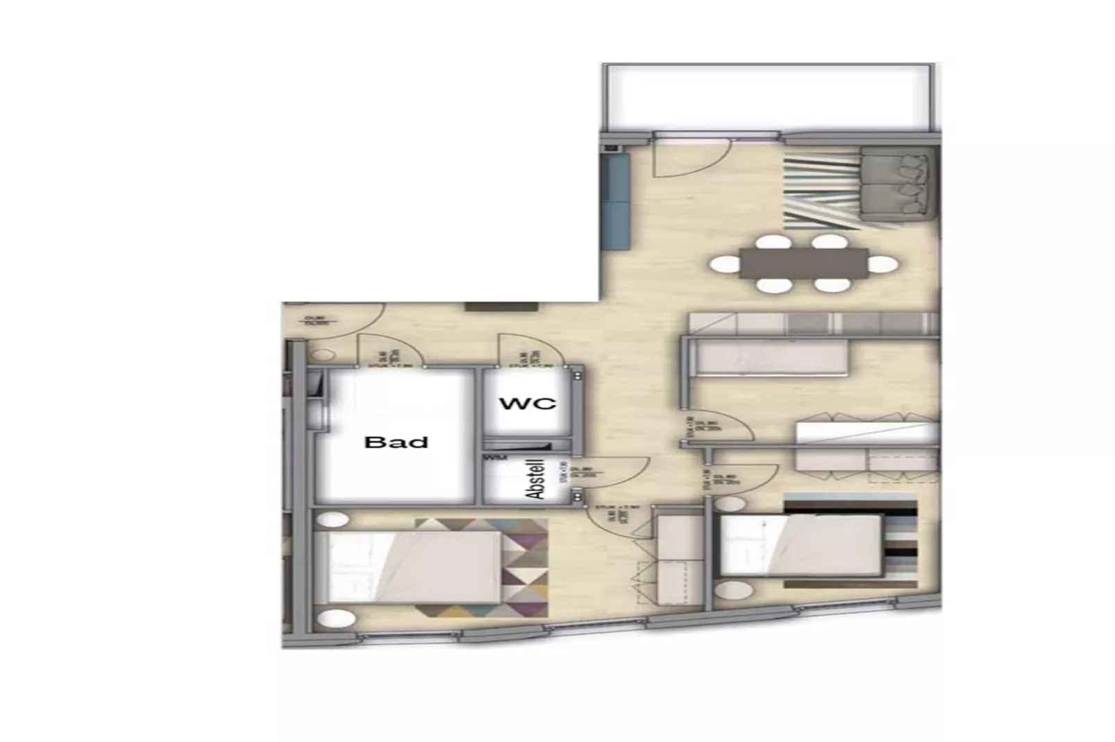 CityApartment Schwaz-Plattegrond