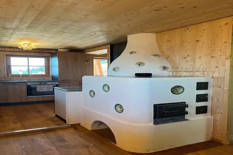 Wildschönauer Panoramahütte-Woonkamer