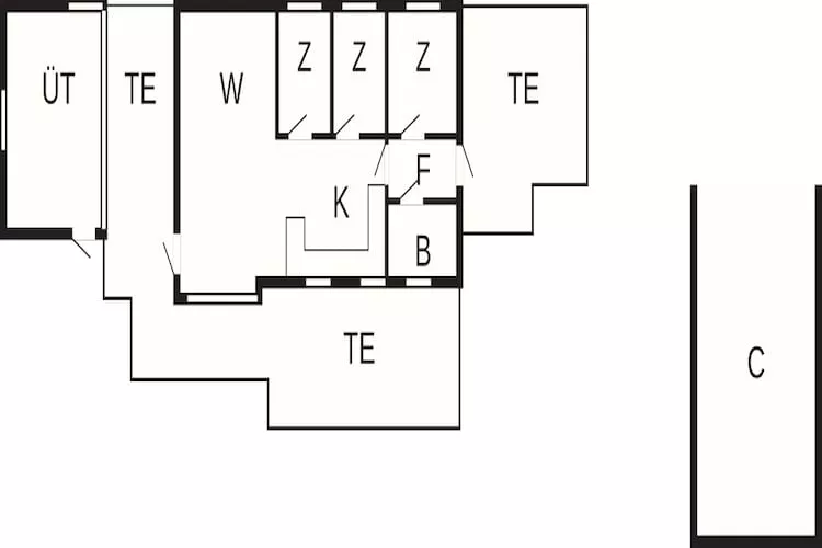 6 persoons vakantie huis in Thyholm-By Traum-Plattegrond