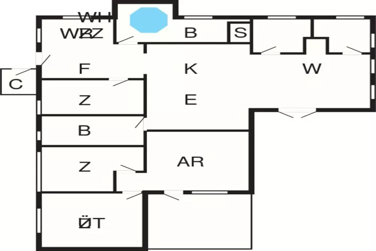 12 persoons vakantie huis in Løkken-By Traum-Plattegrond