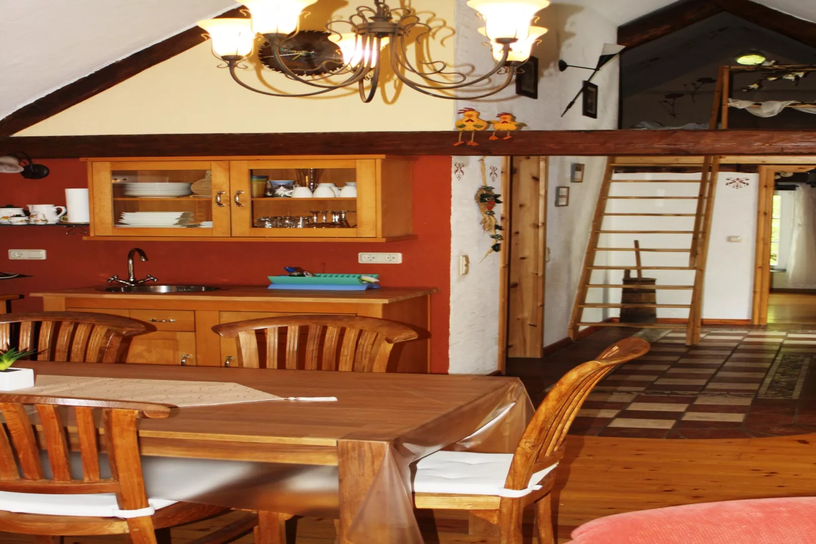 Alte Mühle-Woonkamer