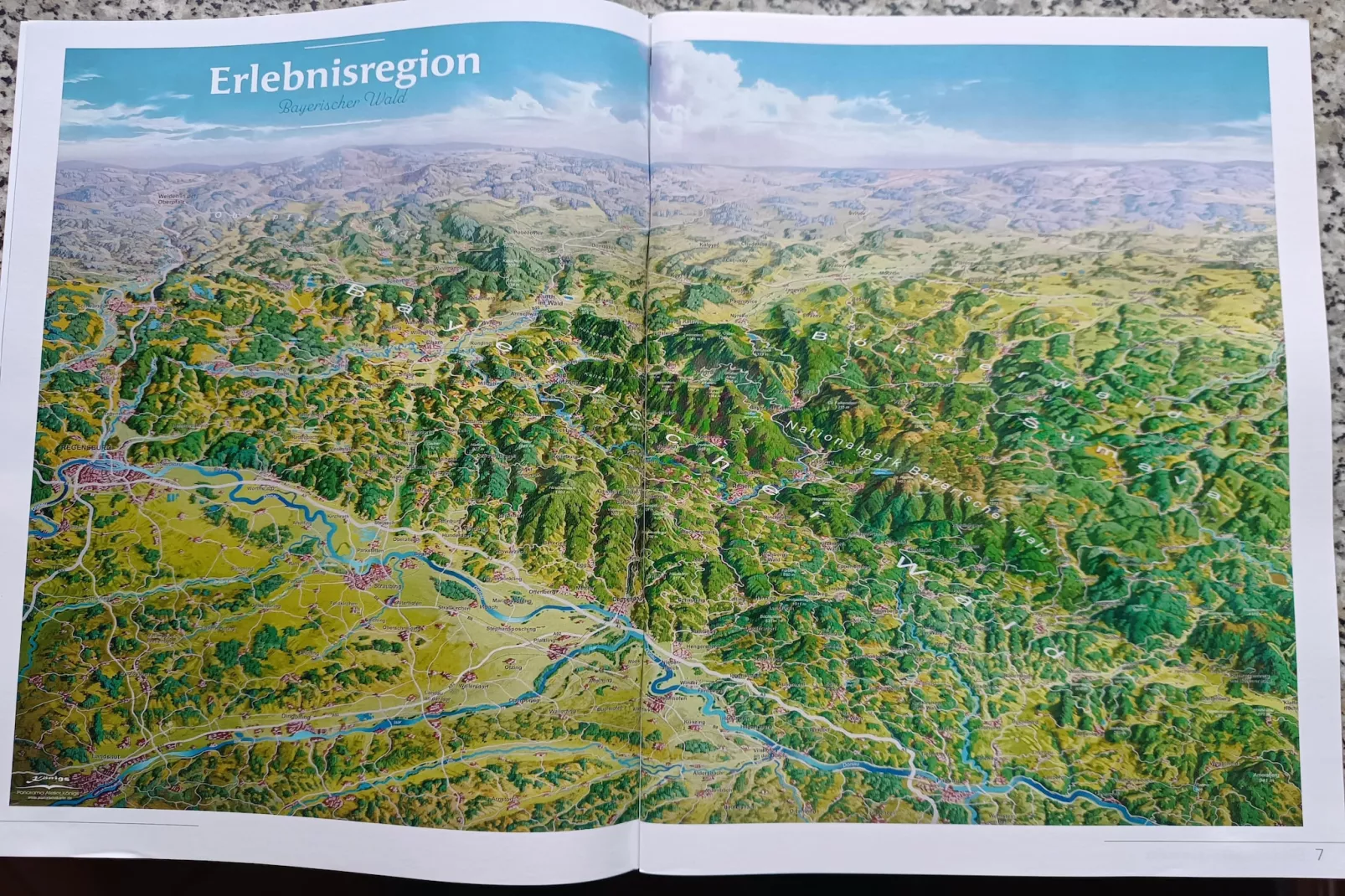 Haus Renate-Gebieden zomer 1km