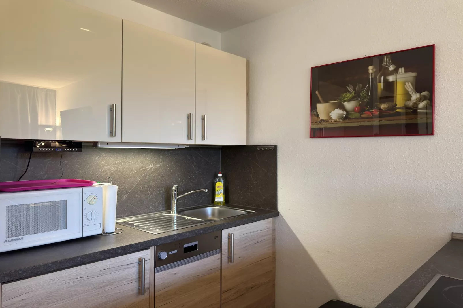 2 Raum App 4 Pers 55 qm-Keuken
