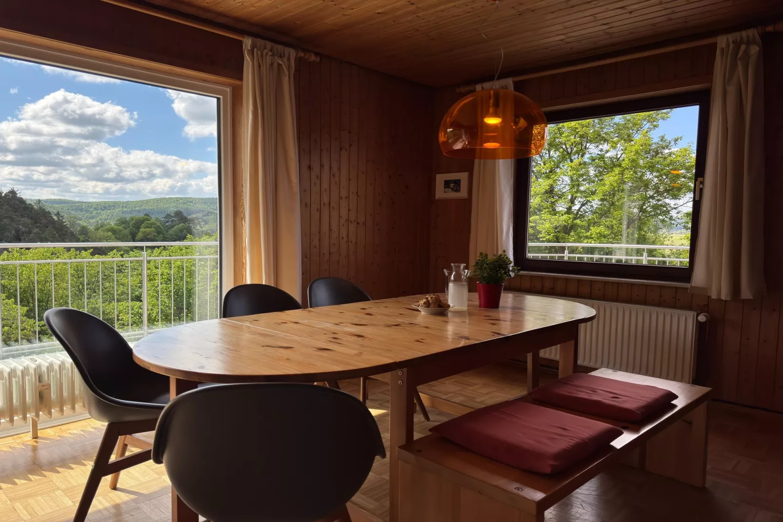 Ferienhaus Sackpfeifenblick-Woonkamer