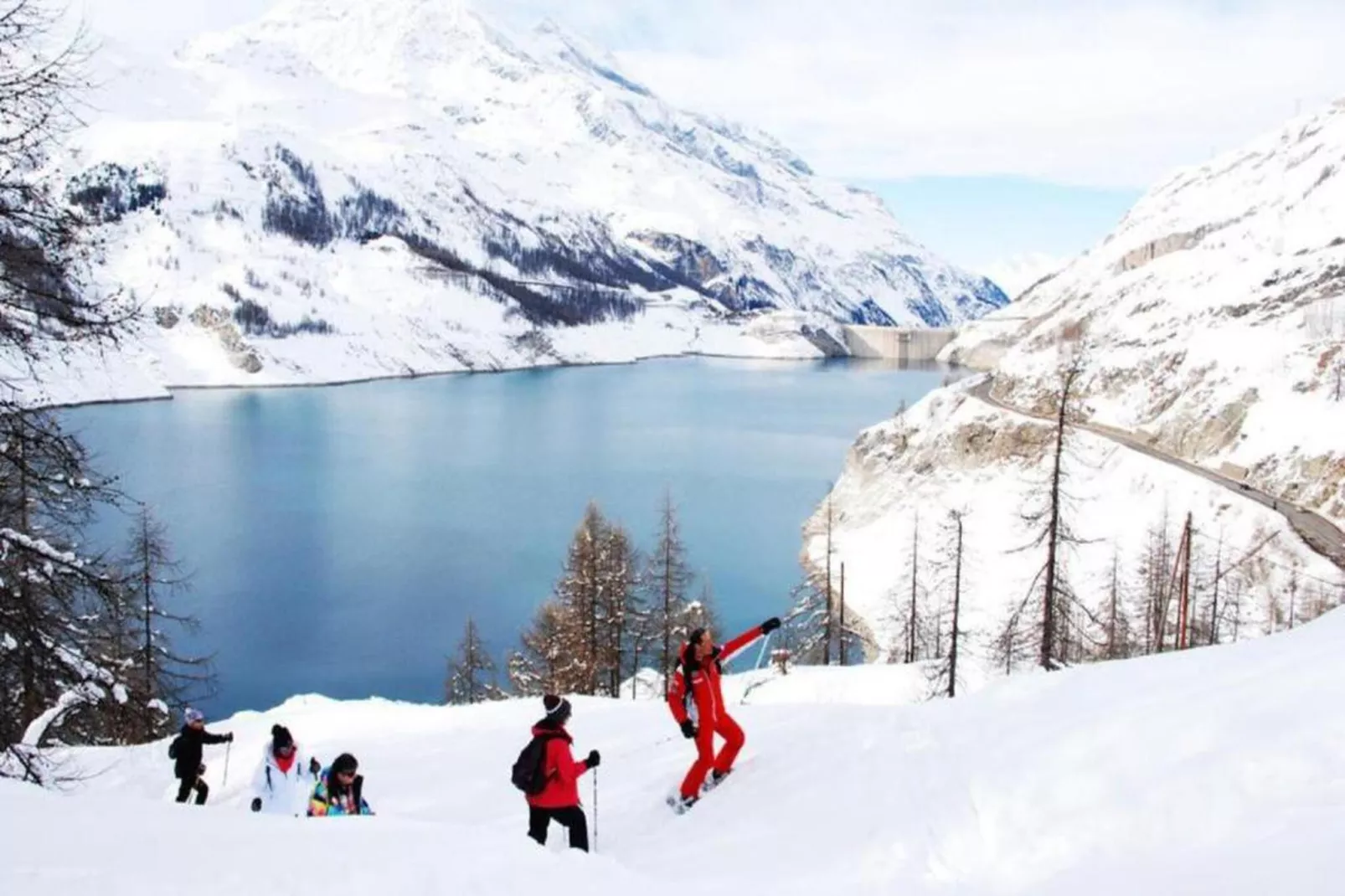 Le Hameau du Borsat 1-Gebied winter 20km