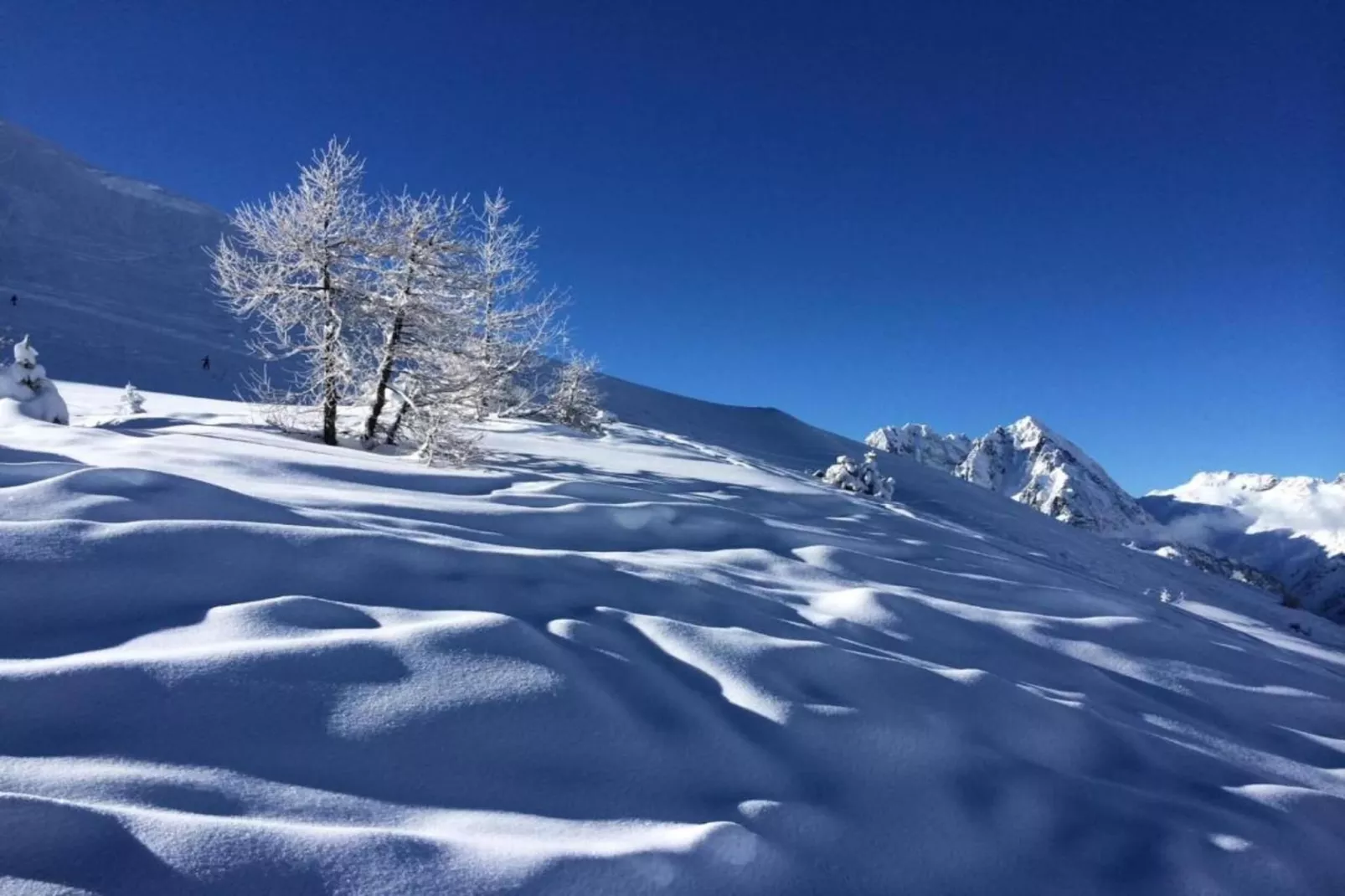 Resort les Portes du Mont Blanc 5-Gebied winter 5km