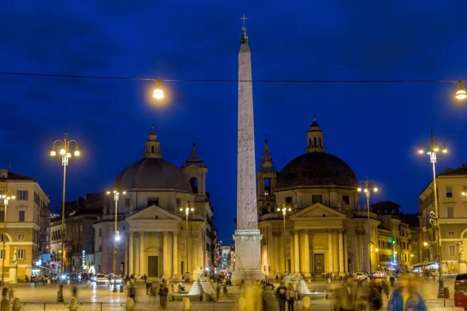 Piazza del Popolo-Gebieden zomer 5km