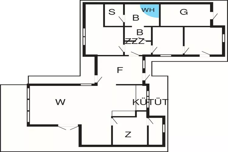 8 persoons vakantie huis in Løkken-By Traum-Plattegrond